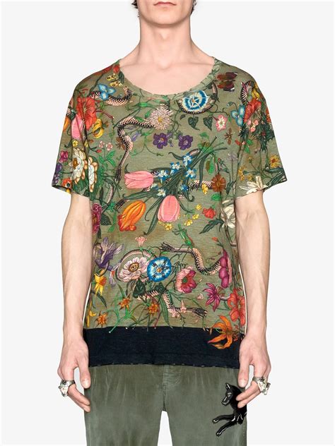 gucci flora snake shirt|The New Flora .